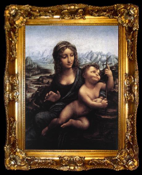 framed  LEONARDO da Vinci Leda  fh, ta009-2